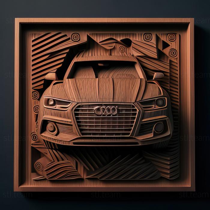 3D model Audi S4 (STL)